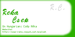 reka csep business card